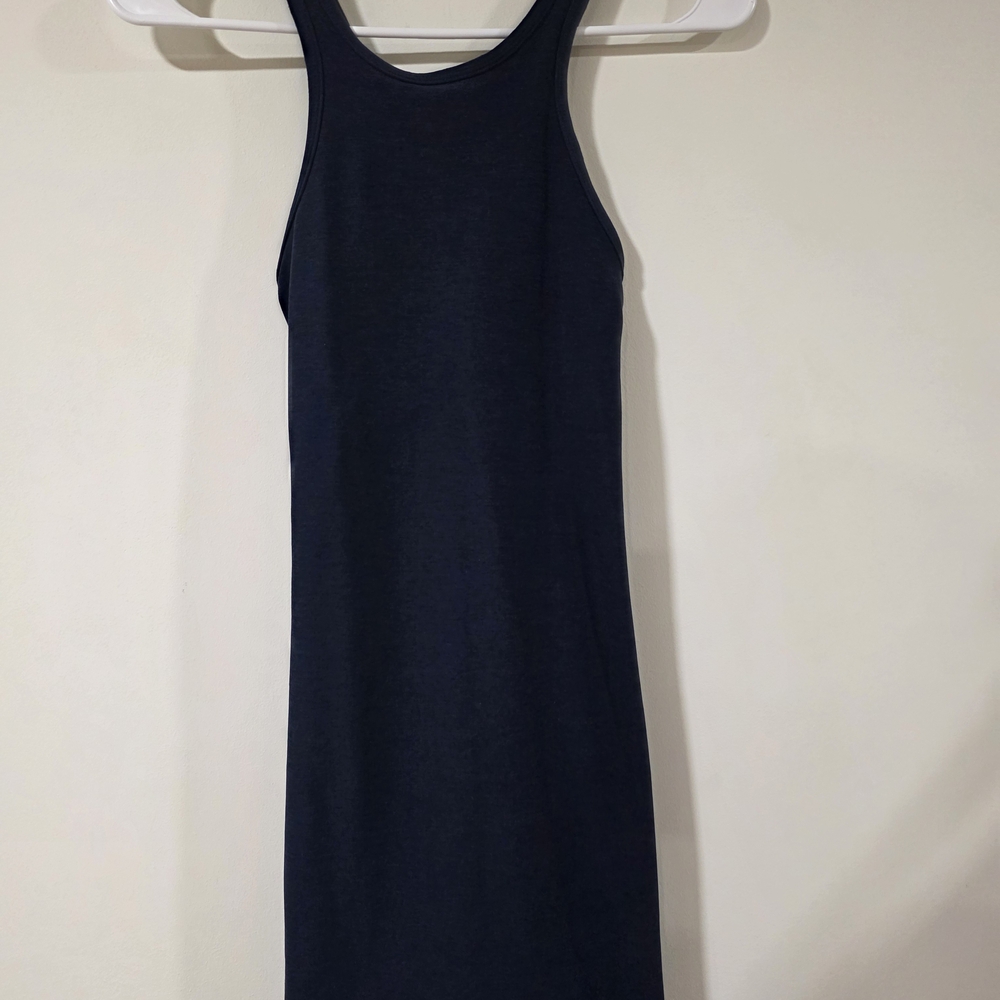 Beyond Yoga Spacedye Move It Midi Dress in Navy Blue, Size XS